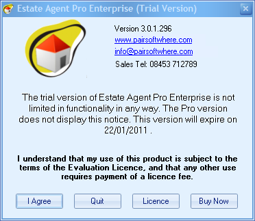Trial Screen